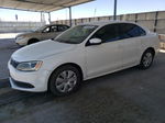 2014 Volkswagen Jetta Se White vin: 3VWD17AJ7EM365209