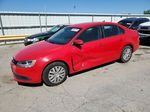 2014 Volkswagen Jetta Se Красный vin: 3VWD17AJ7EM369308