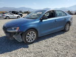 2015 Volkswagen Jetta Se Blue vin: 3VWD17AJ7FM240227