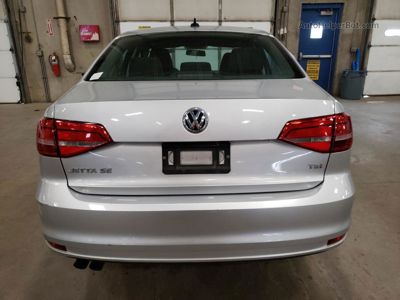 2015 Volkswagen Jetta Se Silver vin: 3VWD17AJ7FM273728