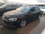 2015 Volkswagen Jetta Se Черный vin: 3VWD17AJ7FM273941