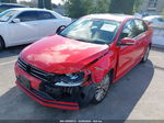 2015 Volkswagen Jetta 1.8t Se Red vin: 3VWD17AJ7FM335760