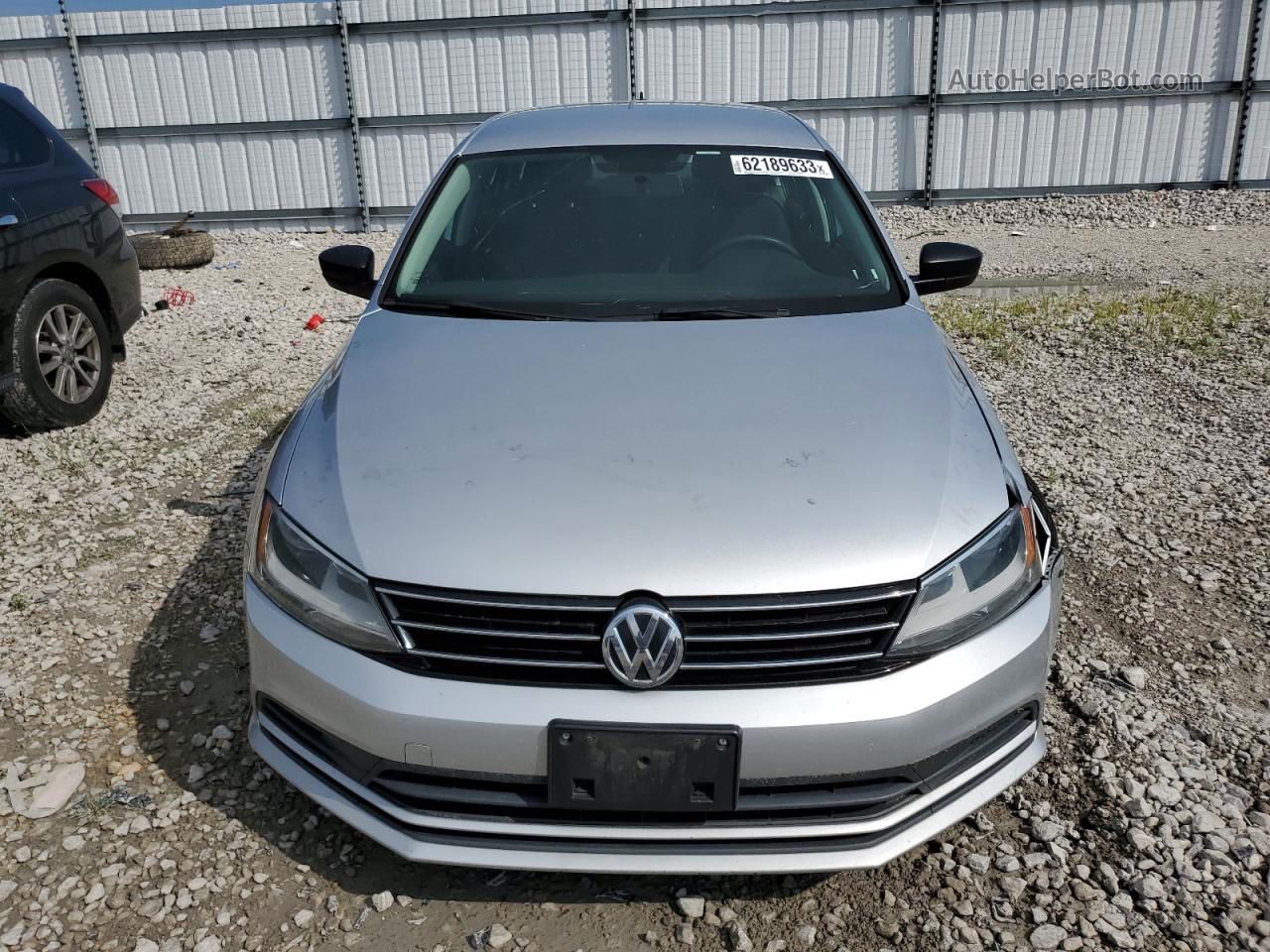 2015 Volkswagen Jetta Se Silver vin: 3VWD17AJ7FM413227