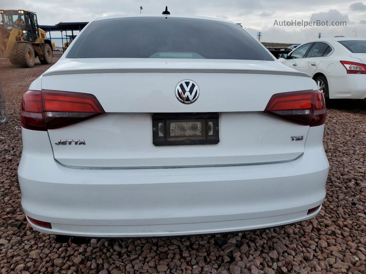 2016 Volkswagen Jetta Sport White vin: 3VWD17AJ7GM266425