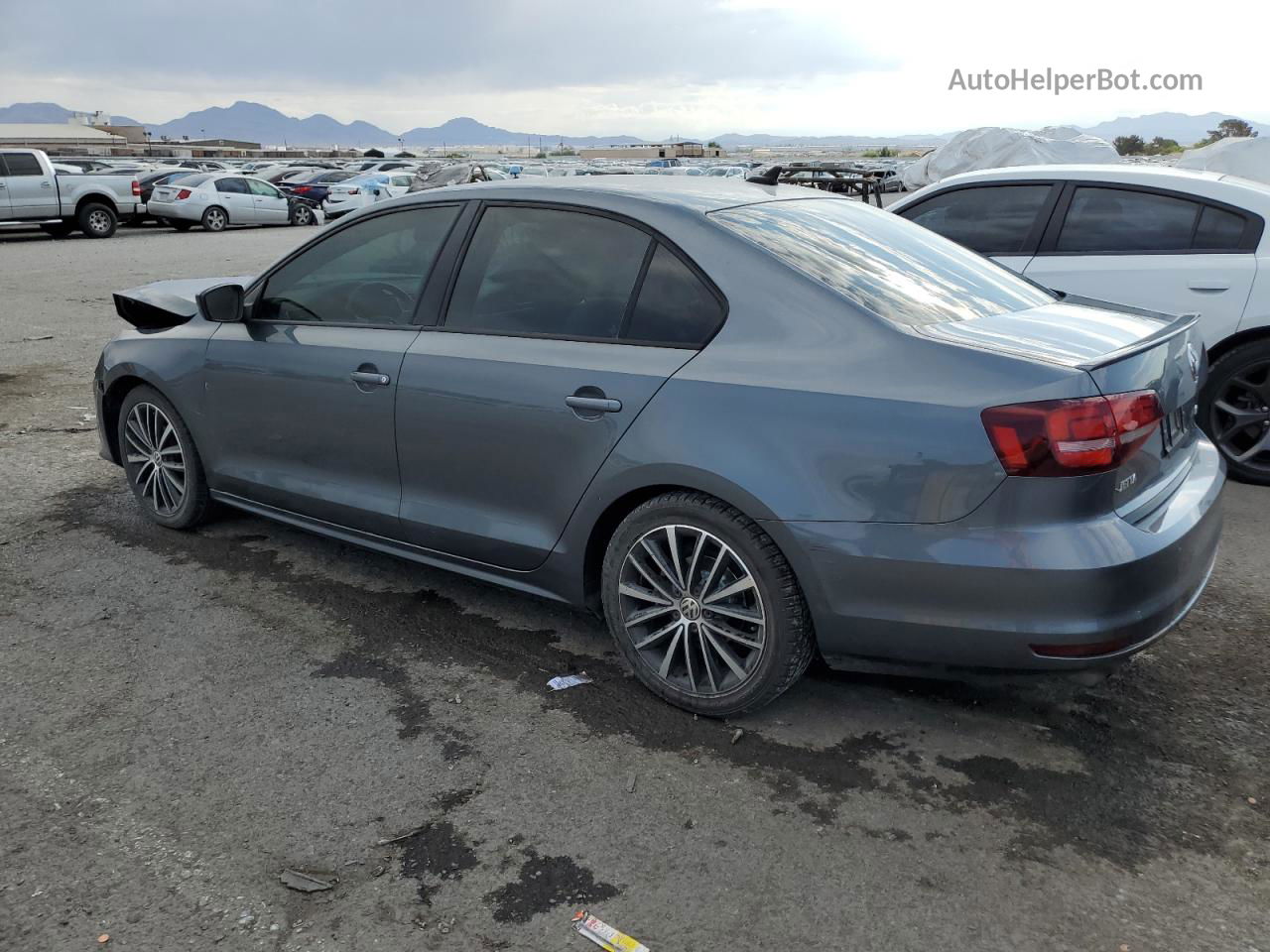 2016 Volkswagen Jetta Sport Gray vin: 3VWD17AJ7GM267770