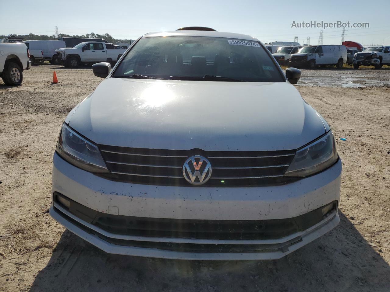 2016 Volkswagen Jetta Sport Белый vin: 3VWD17AJ7GM276906