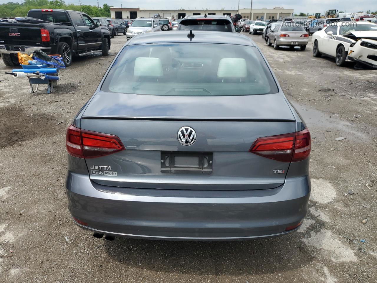 2017 Volkswagen Jetta Sport Gray vin: 3VWD17AJ7HM313504