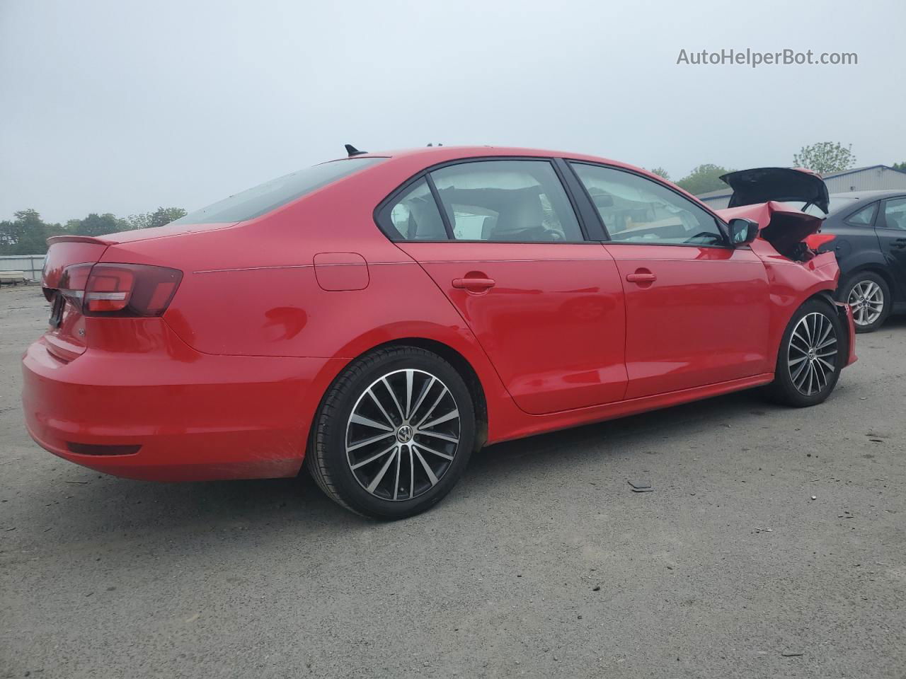 2017 Volkswagen Jetta Sport Красный vin: 3VWD17AJ7HM394147