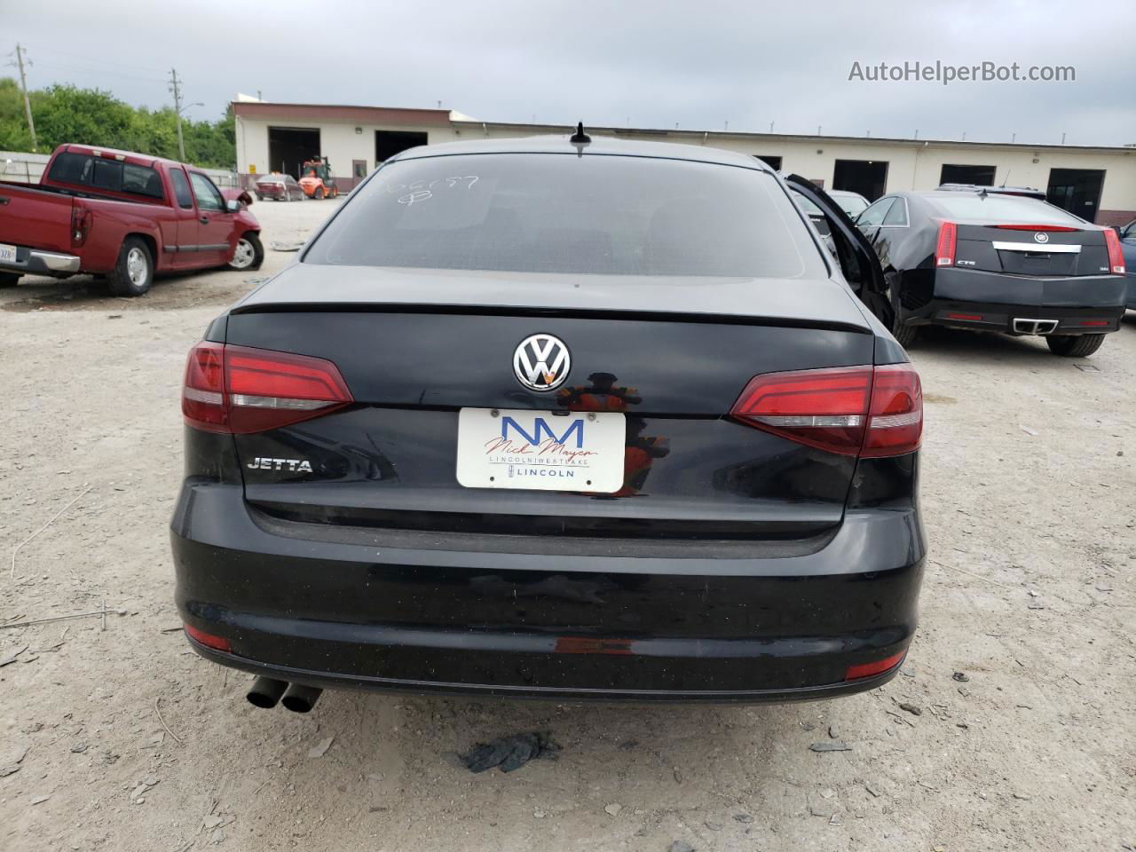 2018 Volkswagen Jetta Sport Black vin: 3VWD17AJ7JM206197