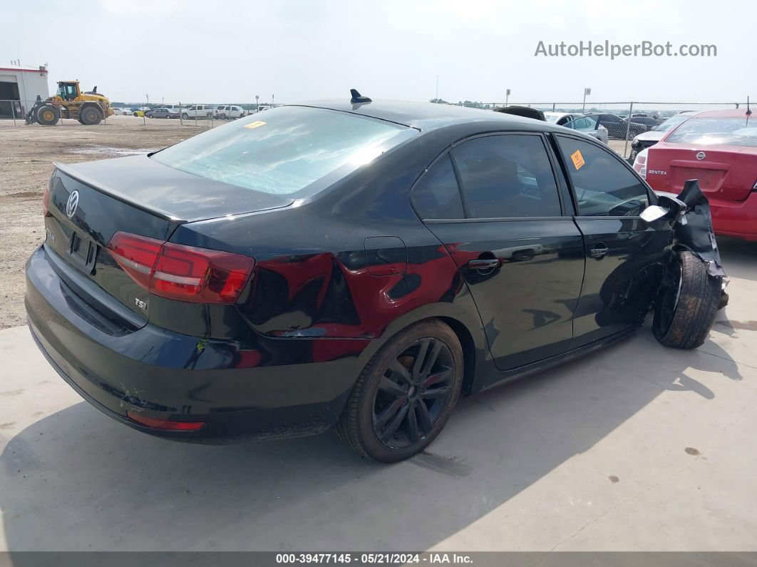 2018 Volkswagen Jetta 1.8t Se Sport Black vin: 3VWD17AJ7JM226160