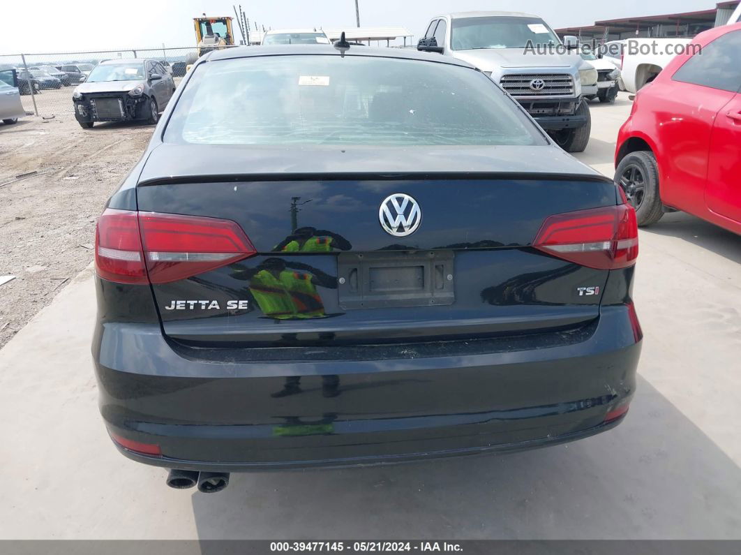 2018 Volkswagen Jetta 1.8t Se Sport Black vin: 3VWD17AJ7JM226160