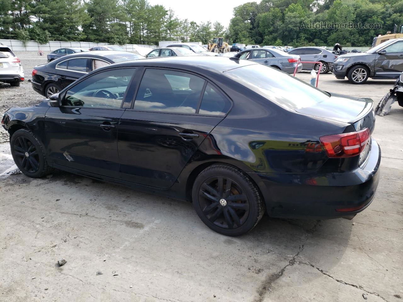 2018 Volkswagen Jetta Sport Black vin: 3VWD17AJ7JM235716