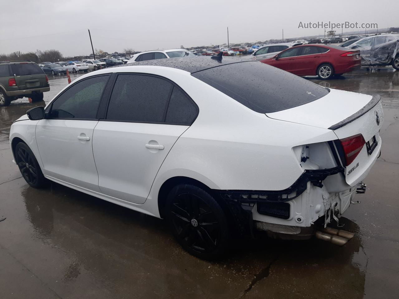 2018 Volkswagen Jetta Sport White vin: 3VWD17AJ7JM245971