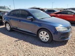 2014 Volkswagen Jetta Se Синий vin: 3VWD17AJ8EM245645