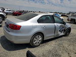 2014 Volkswagen Jetta Se Silver vin: 3VWD17AJ8EM262591