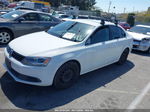 2014 Volkswagen Jetta 1.8t Se White vin: 3VWD17AJ8EM297423