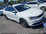 2014 Volkswagen Jetta 1.8t Se White vin: 3VWD17AJ8EM297423