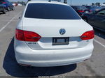 2014 Volkswagen Jetta 1.8t Se White vin: 3VWD17AJ8EM297423