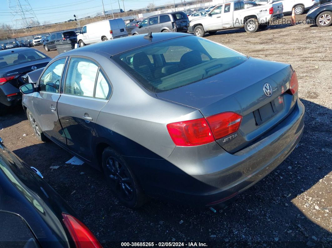 2014 Volkswagen Jetta 1.8t Se Gray vin: 3VWD17AJ8EM361184