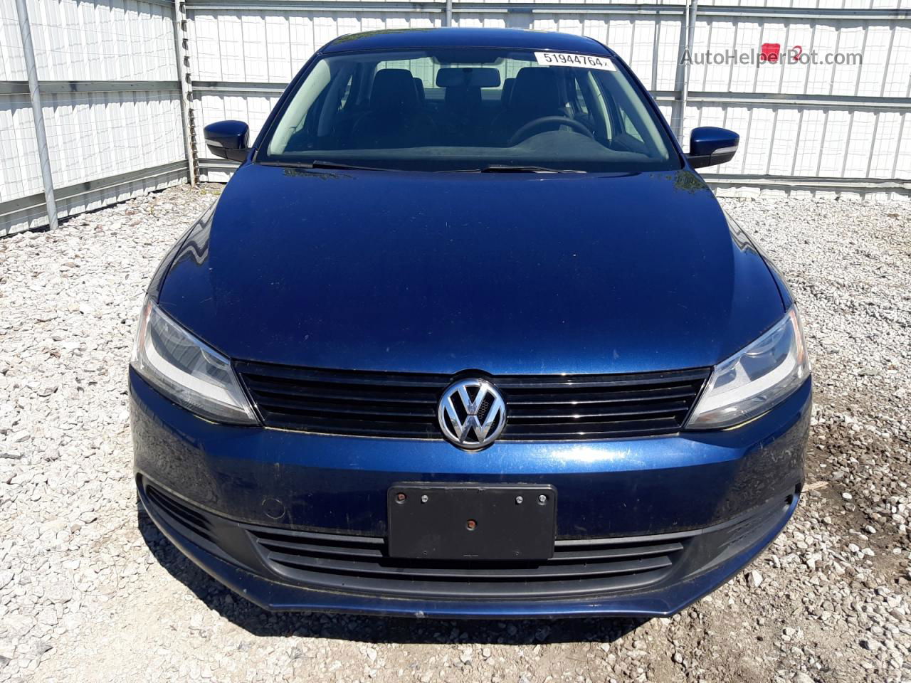 2014 Volkswagen Jetta Se Blue vin: 3VWD17AJ8EM377353