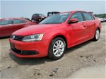 2014 Volkswagen Jetta Se Red vin: 3VWD17AJ8EM388448