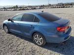 2015 Volkswagen Jetta Se Blue vin: 3VWD17AJ8FM243069