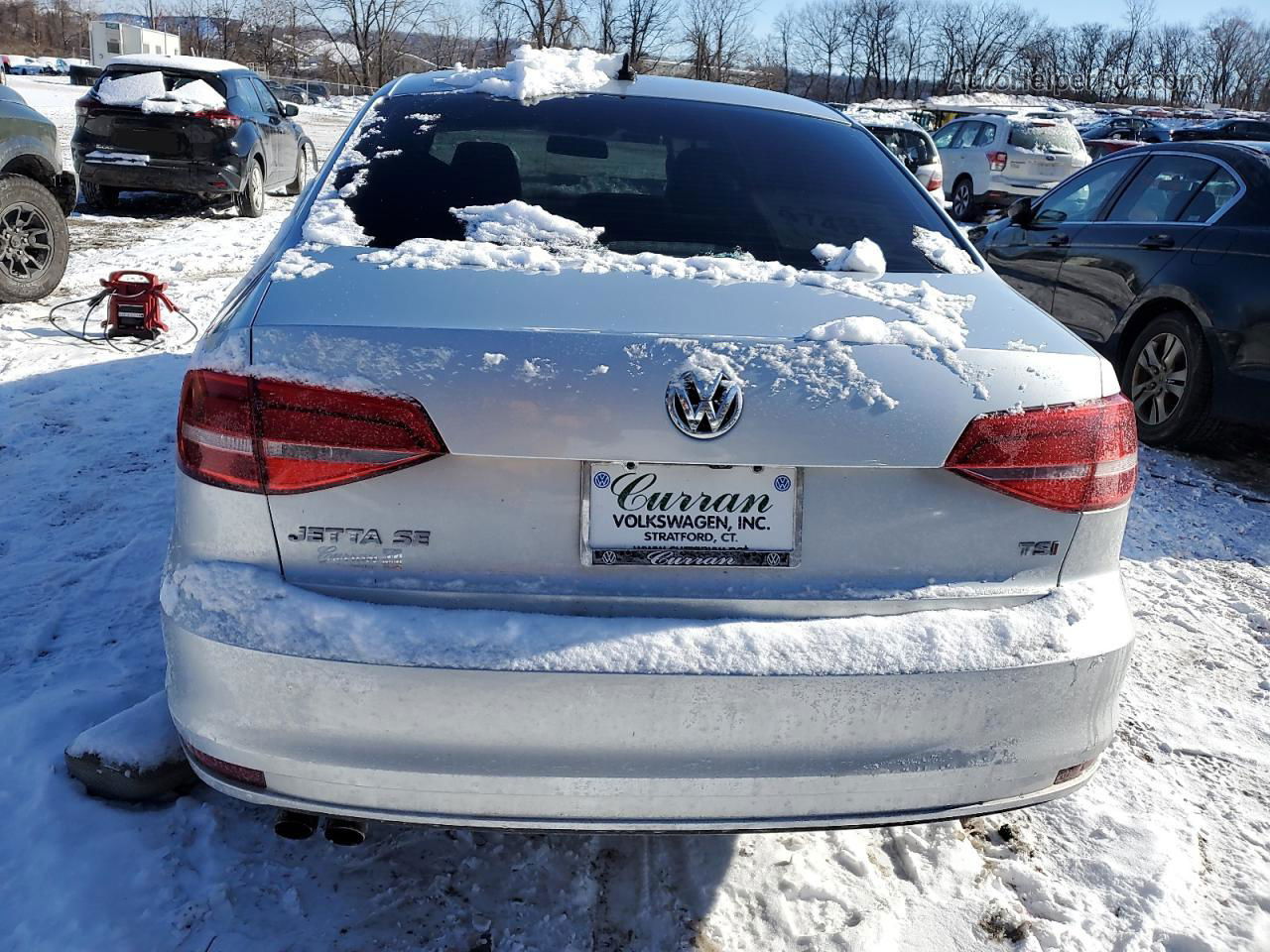 2015 Volkswagen Jetta Se Silver vin: 3VWD17AJ8FM258803