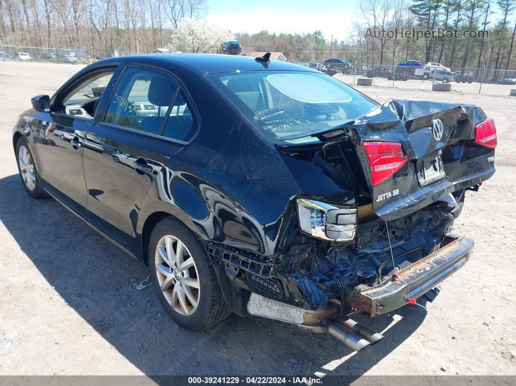 2015 Volkswagen Jetta 1.8t Se Black vin: 3VWD17AJ8FM282938