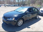 2015 Volkswagen Jetta 1.8t Se Black vin: 3VWD17AJ8FM282938