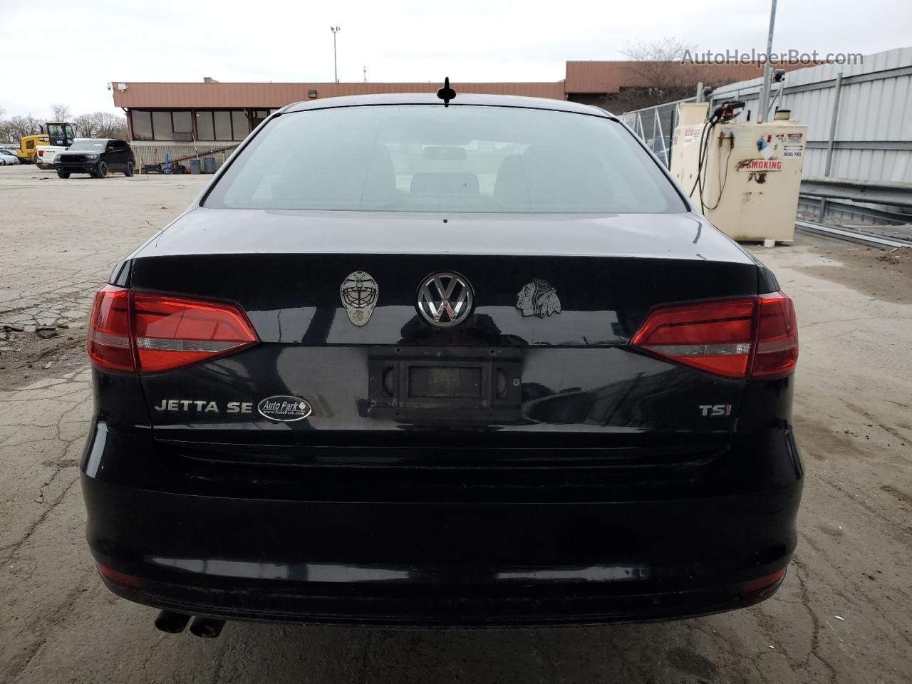 2015 Volkswagen Jetta Se Черный vin: 3VWD17AJ8FM296306