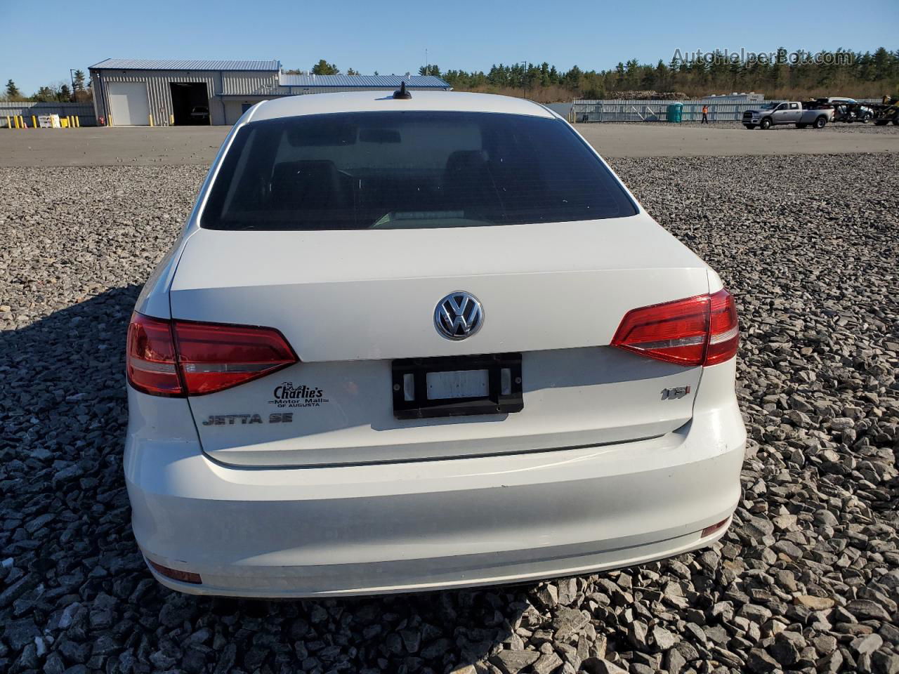 2015 Volkswagen Jetta Se White vin: 3VWD17AJ8FM301956