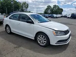 2015 Volkswagen Jetta Se White vin: 3VWD17AJ8FM308096