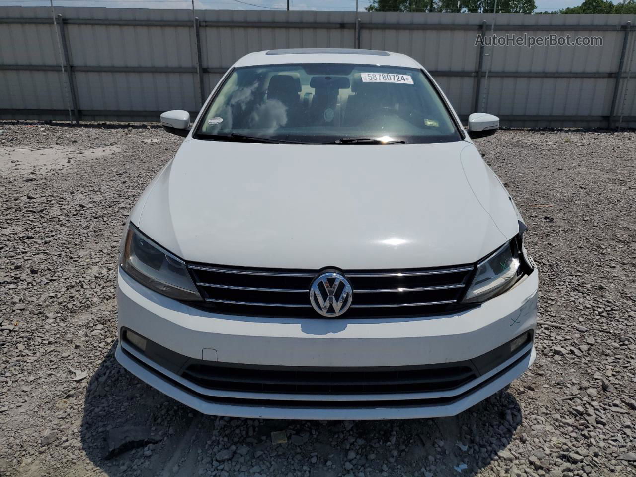 2015 Volkswagen Jetta Se Белый vin: 3VWD17AJ8FM312374