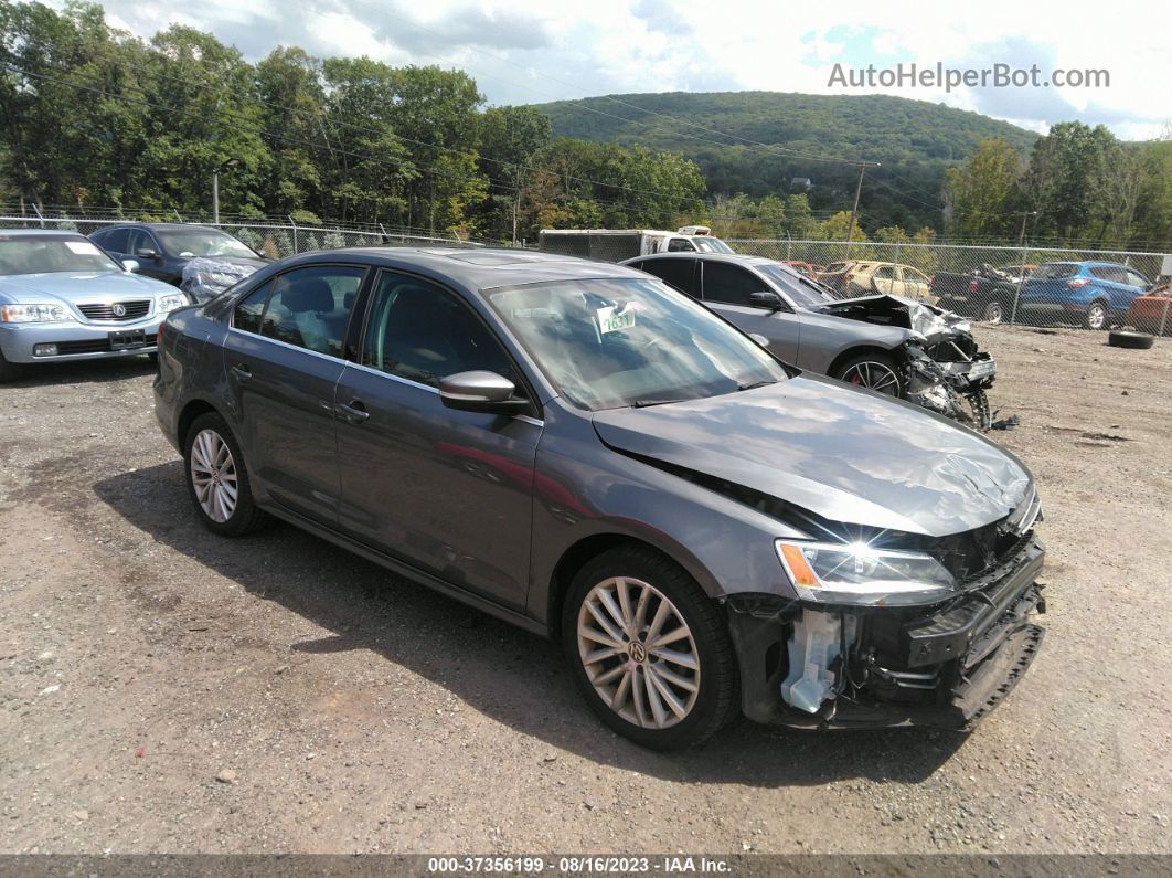 2015 Volkswagen Jetta Sedan 1.8t Se Gray vin: 3VWD17AJ8FM357685