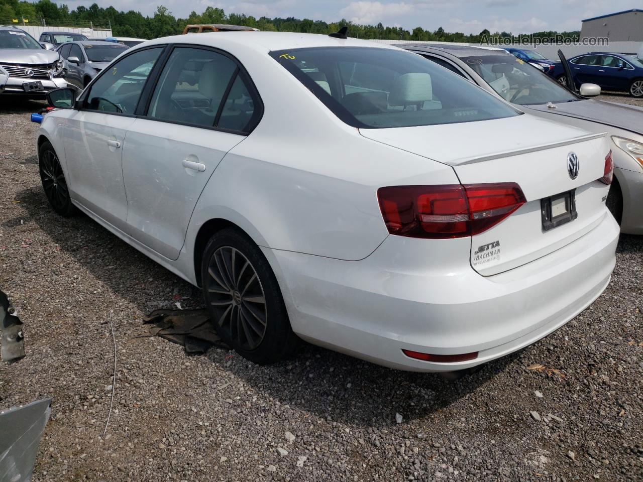 2016 Volkswagen Jetta Sport White vin: 3VWD17AJ8GM226094