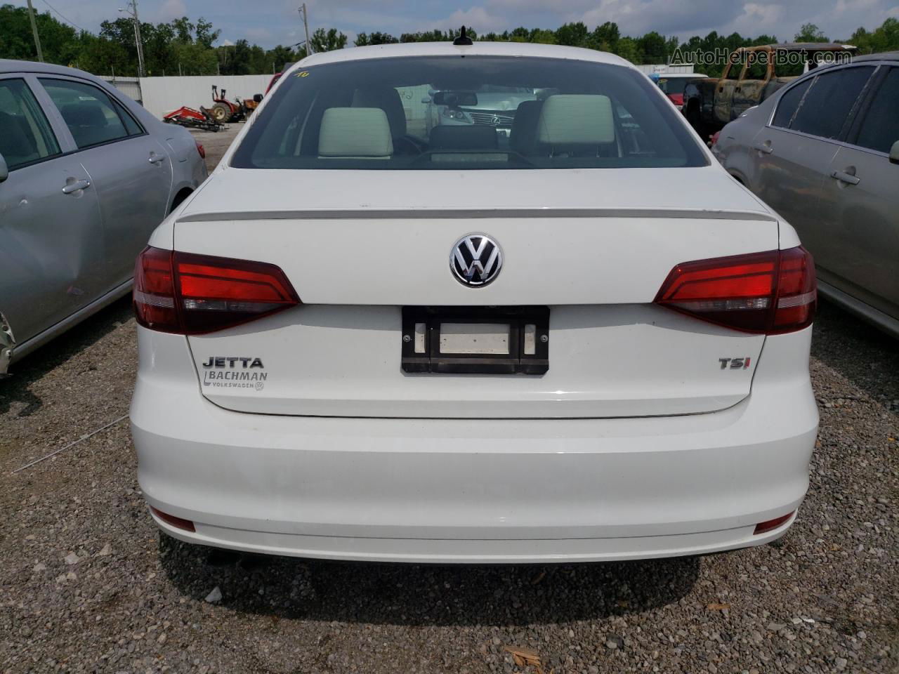 2016 Volkswagen Jetta Sport White vin: 3VWD17AJ8GM226094