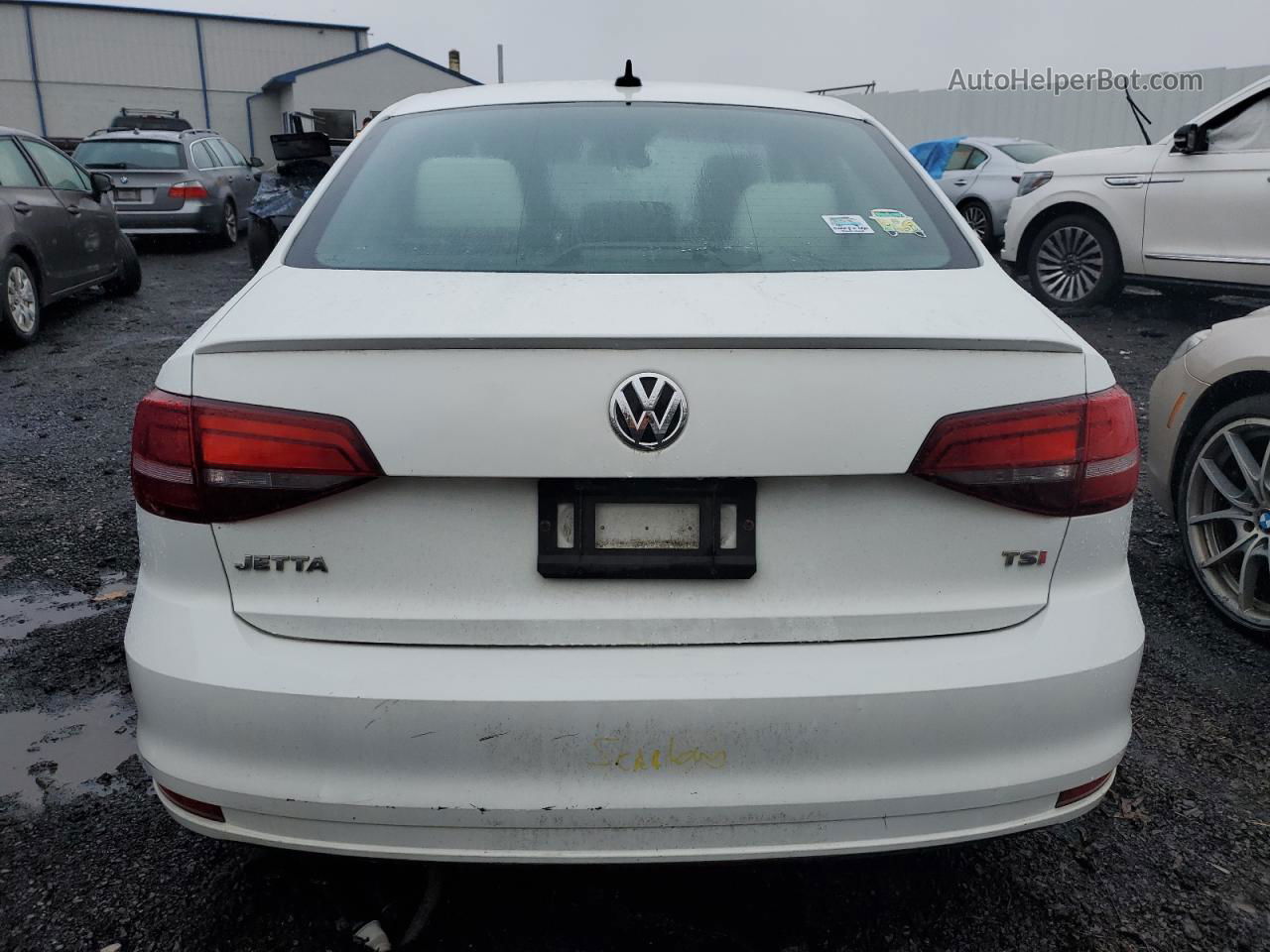 2016 Volkswagen Jetta Sport White vin: 3VWD17AJ8GM266465