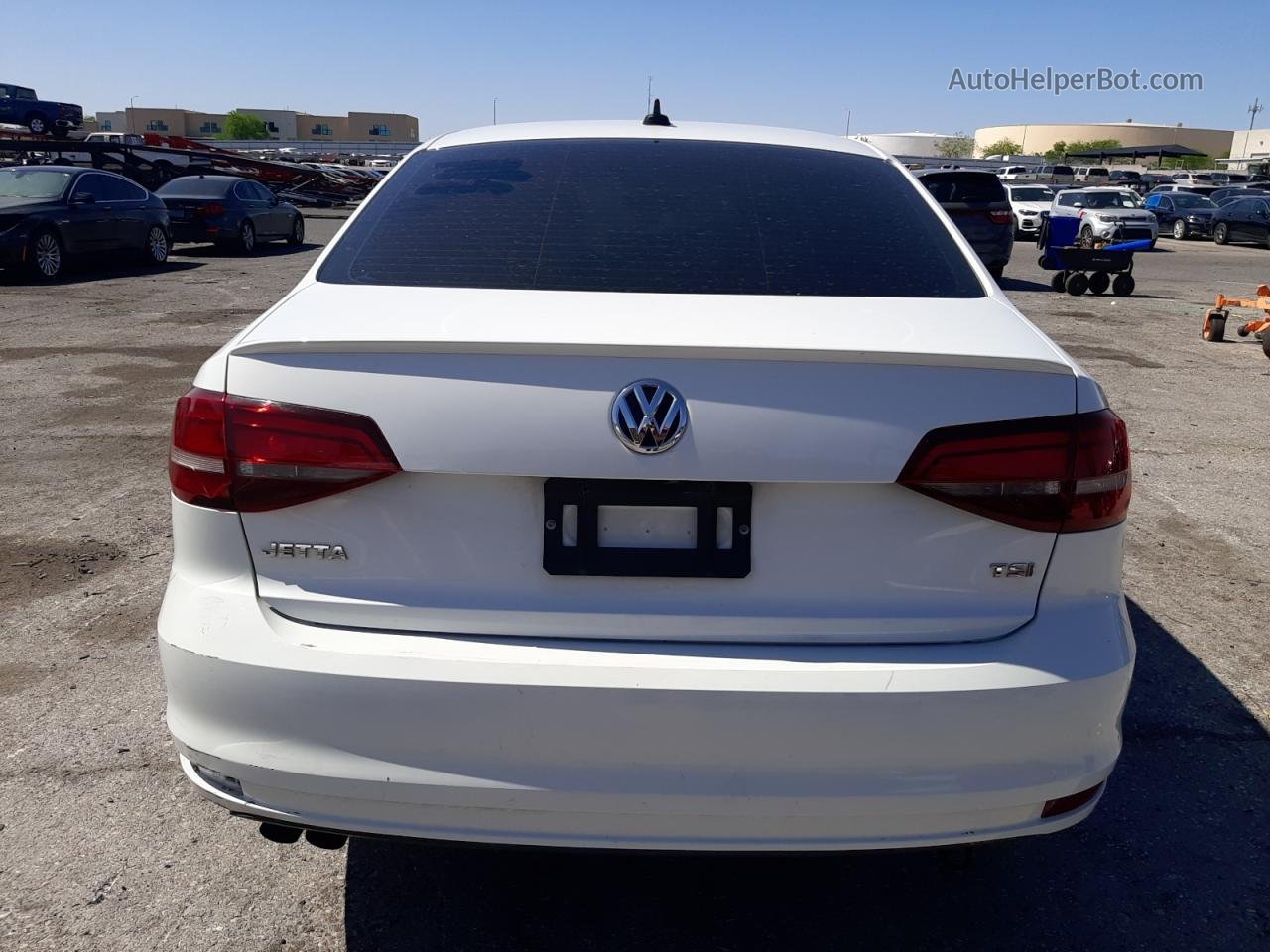 2016 Volkswagen Jetta Sport White vin: 3VWD17AJ8GM344324