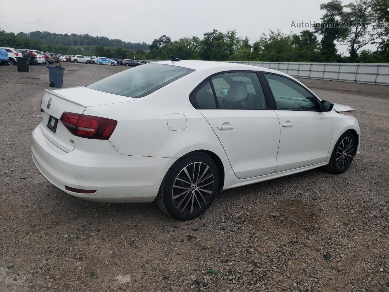 2016 Volkswagen Jetta Sport White vin: 3VWD17AJ8GM349751