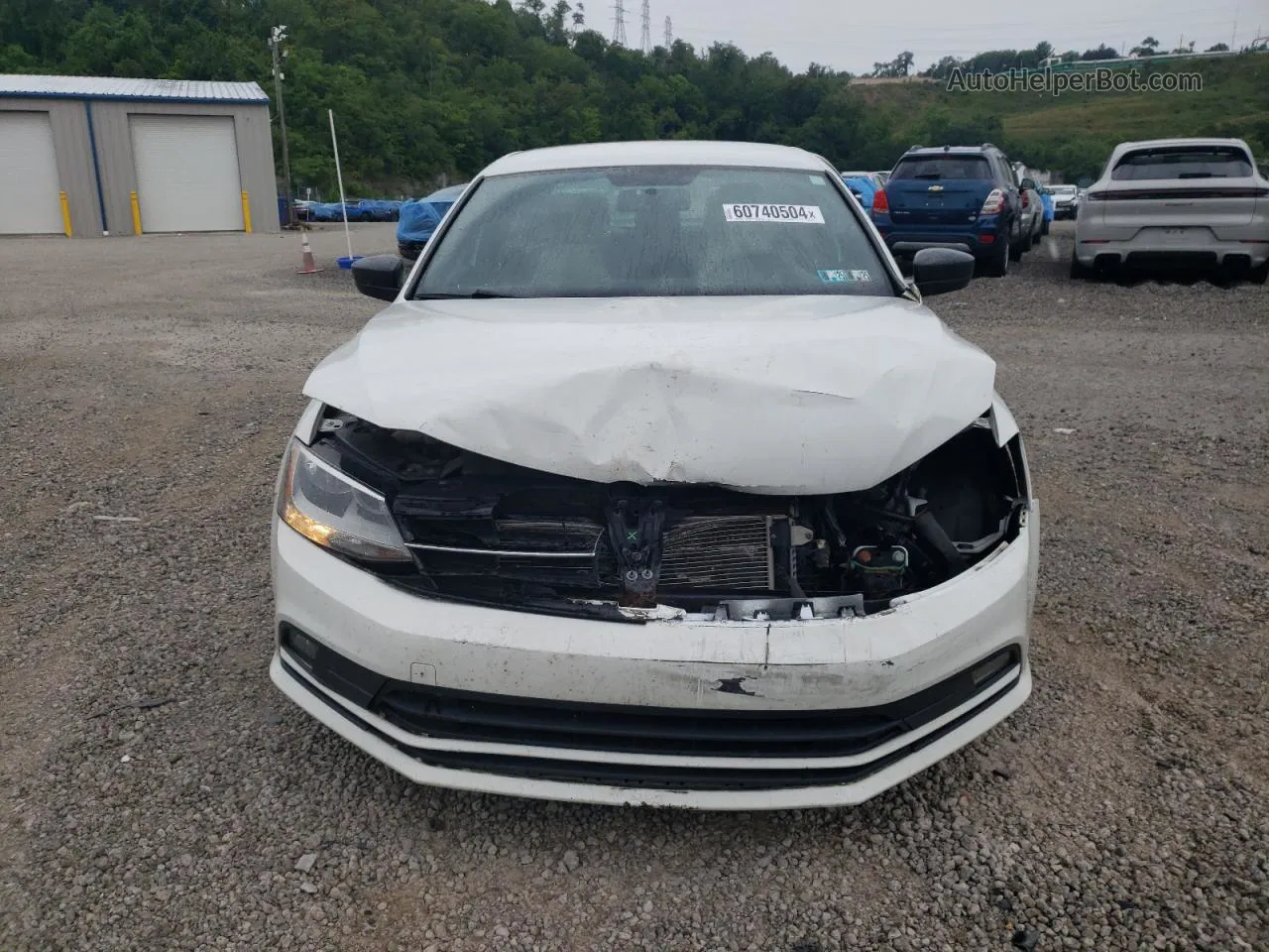 2016 Volkswagen Jetta Sport White vin: 3VWD17AJ8GM349751