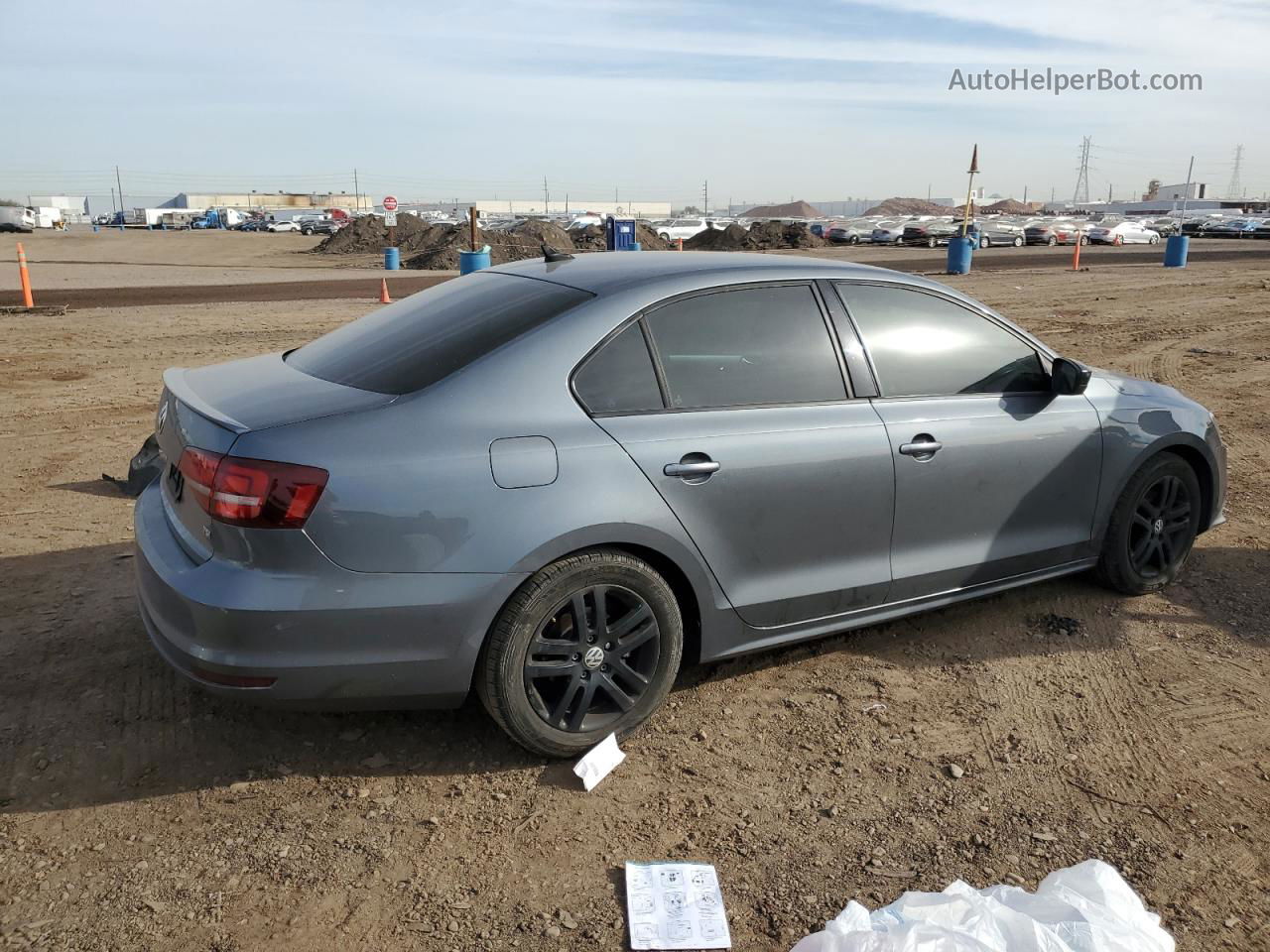 2016 Volkswagen Jetta Sport Gray vin: 3VWD17AJ8GM404702