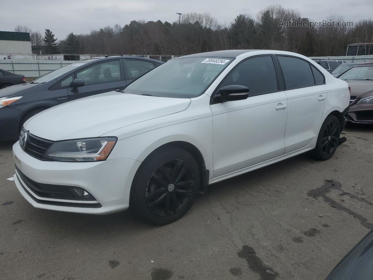 2018 Volkswagen Jetta Sport White vin: 3VWD17AJ8JM243128