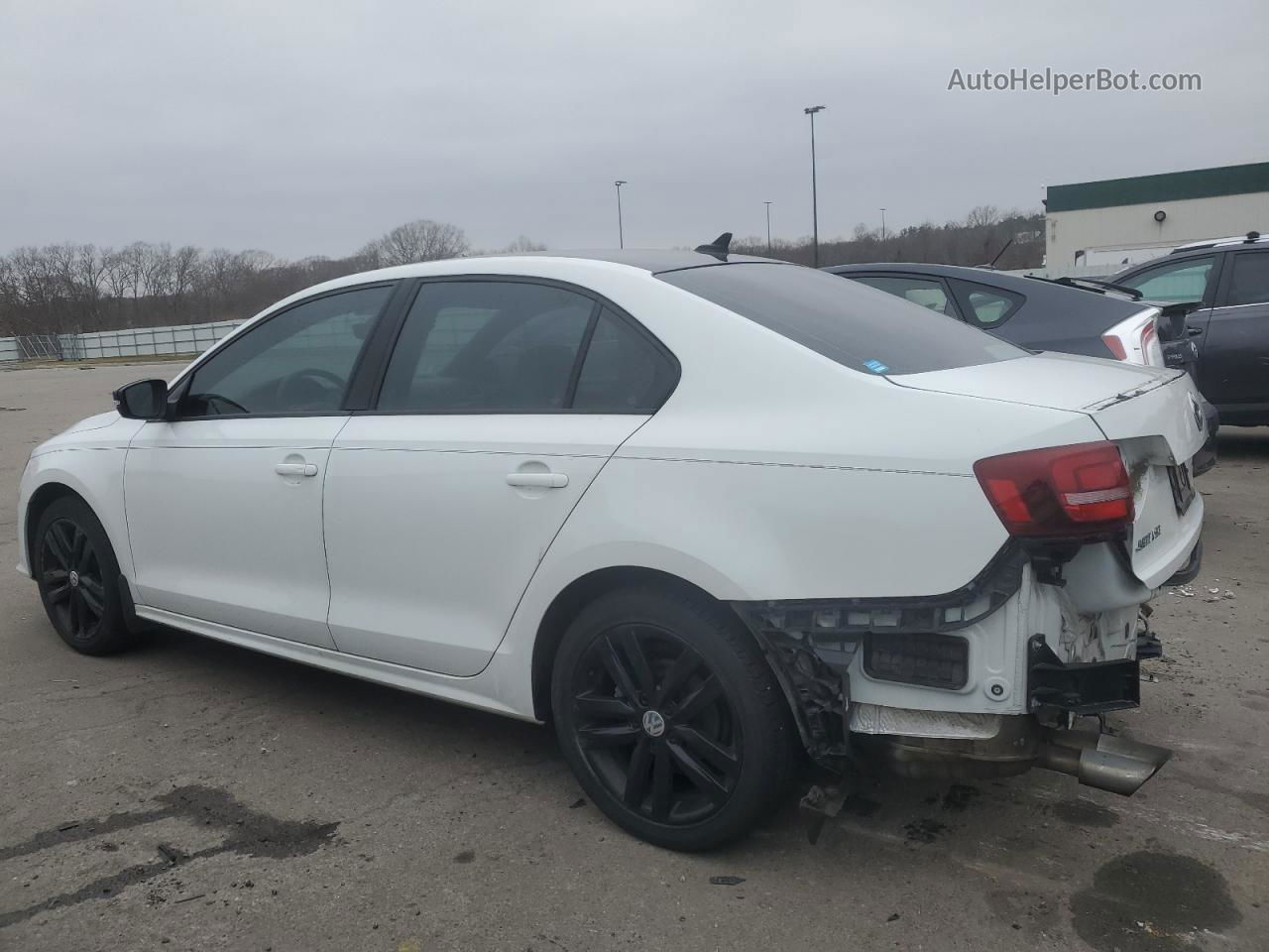 2018 Volkswagen Jetta Sport White vin: 3VWD17AJ8JM243128