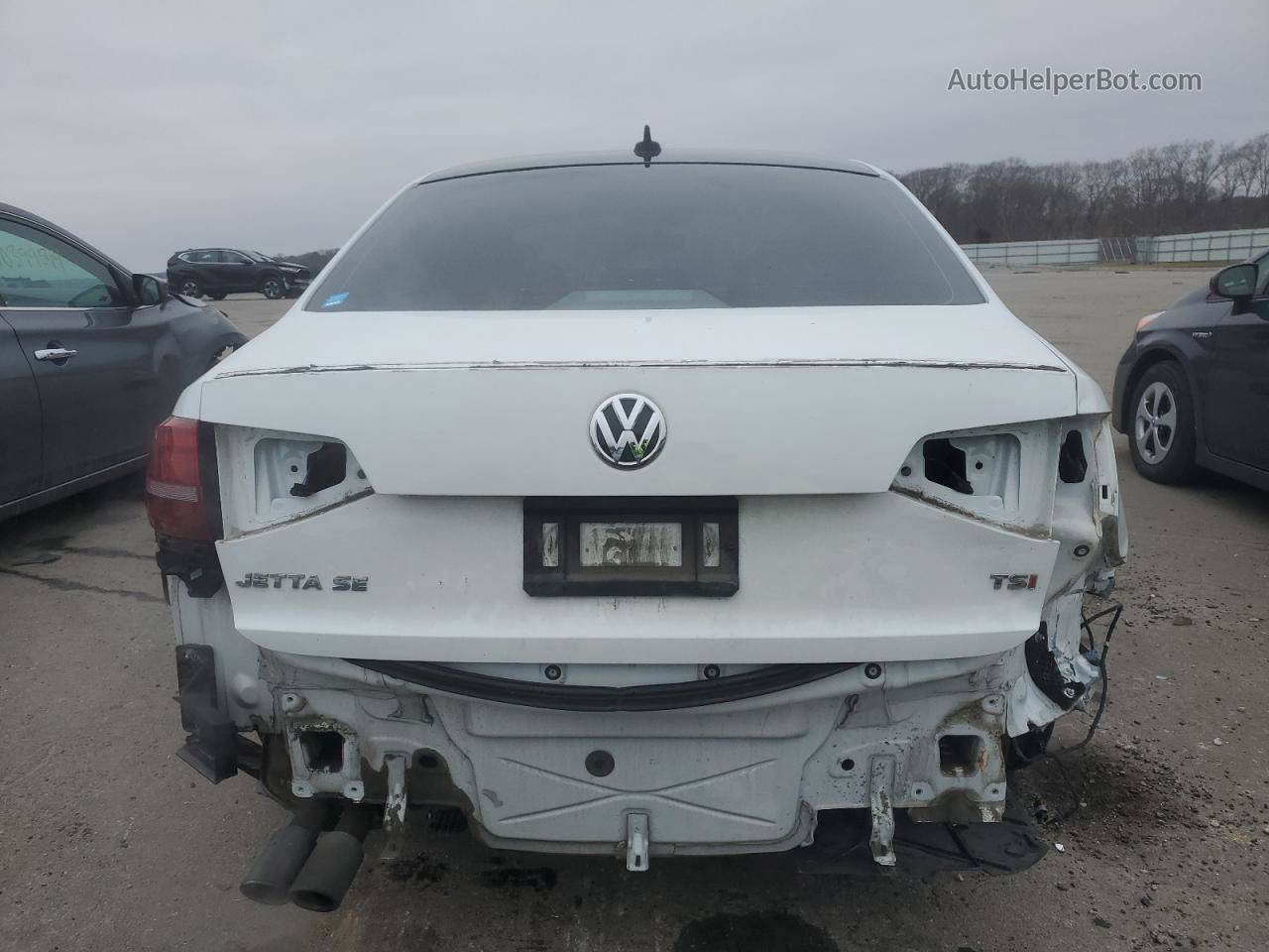 2018 Volkswagen Jetta Sport White vin: 3VWD17AJ8JM243128