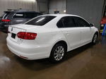 2014 Volkswagen Jetta Se White vin: 3VWD17AJ9EM223556