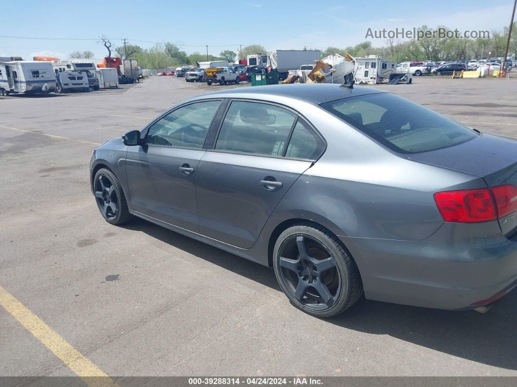 2014 Volkswagen Jetta 1.8t Se Gray vin: 3VWD17AJ9EM241488