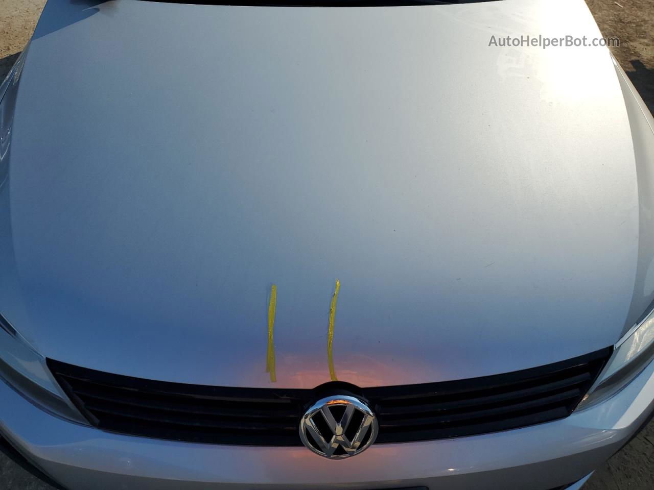 2014 Volkswagen Jetta Se Silver vin: 3VWD17AJ9EM360190