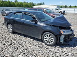 2014 Volkswagen Jetta Se Black vin: 3VWD17AJ9EM373831