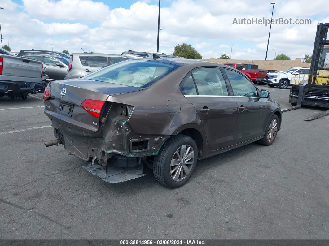 2015 Volkswagen Jetta 1.8t Se Коричневый vin: 3VWD17AJ9FM238317