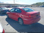 2015 Volkswagen Jetta 1.8t Se Красный vin: 3VWD17AJ9FM239645